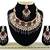 Multicolor designer function wear ad necklace set