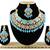 Turquoise designer function wear ad necklace set
