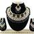 Black designer function wear ad necklace set