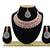 Red designer function wear ad necklace set