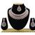 Purple designer function wear ad necklace set