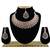 Orange designer function wear ad necklace set