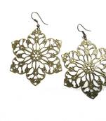 Copper light weight earrings