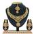 Gold designer function wear ad necklace set