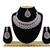Blue designer function wear ad necklace set
