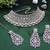 Multicolor designer function wear ad necklace set