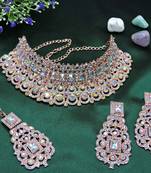 Multicolor designer function wear ad necklace set