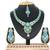 Turquoise designer function wear ad necklace set