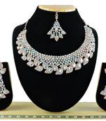 Multicolor designer function wear ad necklace set