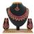 Multicolor designer function wear ad necklace set