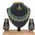 Turquoise designer function wear ad necklace set