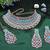 Turquoise designer function wear ad necklace set