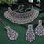 Grey designer function wear ad necklace set