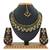 Green designer function wear ad necklace set