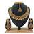 Gold designer function wear ad necklace set
