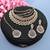 Blue designer function wear ad necklace set