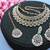 Green designer function wear ad necklace set