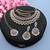 Blue designer function wear ad necklace set