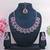 Purple designer function wear ad necklace set