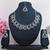 Blue designer function wear ad necklace set