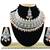 Orange designer function wear ad necklace set