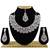 Pink designer function wear ad necklace set