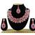 Red designer function wear ad necklace set
