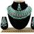 Green designer function wear ad necklace set