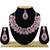 Purple designer function wear ad necklace set