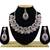 Blue designer function wear ad necklace set