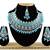 Turquoise designer function wear ad necklace set