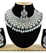 Multicolor designer function wear ad necklace set