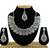 Grey designer function wear ad necklace set