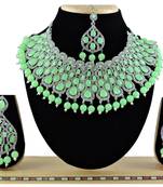 Multicolor designer function wear ad necklace set