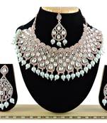 Multicolor designer function wear ad necklace set