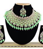 Multicolor designer function wear ad necklace set