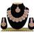 Orange designer function wear ad necklace set