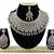 Grey designer function wear ad necklace set