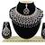 Black designer function wear ad necklace set
