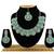 Green designer function wear ad necklace set