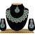 Multicolor designer function wear ad necklace set
