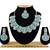 Turquoise designer function wear ad necklace set