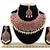 Multicolor designer function wear ad necklace set