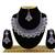Purple designer function wear ad necklace set
