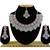 Pink designer function wear ad necklace set