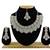 Orange designer function wear ad necklace set