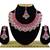 Red designer function wear ad necklace set