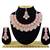 Pink designer function wear ad necklace set