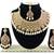 Gold designer function wear ad necklace set