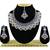 Blue designer function wear ad necklace set